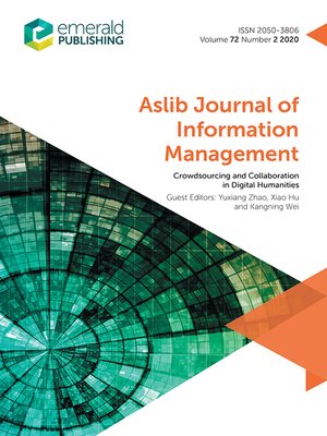 cover image of Aslib Journal of Information Management, Volume 72, Number 2